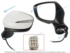 ST-MZX5-940-A2 Зеркало MAZDA CX-5 14-17 LH рег-ка. обогрев. поворот. склад.. 8конт.