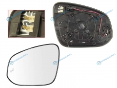 STP-87961-42B90 Полотно зеркала TOYOTA RAV4 12- LH с обогревом. под датчик мертвой зоны