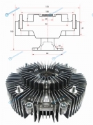 FCT-084 Вискомуфта TOYOTA LAND CRUISER 200 1VDFTV 07-