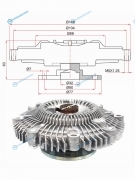 ST-170-0007 Вискомуфта NISSAN TERRANO II KA24