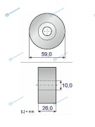 PU105529RMXY5 Обводной ролик приводного ремня CITROEN C4MMC ASXLANCEROUTLANDERPEUGEOT 4008 1.82.0 10-