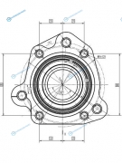 ST-42200-S10-A01 Полуступица задняяправ HONDA CR-V 96-01 (лев.руль)