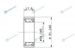 RNU12044S01 Подшипник вторичного вала RENAULT LOGANNISSAN CUBEJUKEMICRANOTEQASHQAITIIDA