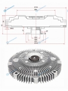 N-98F Вискомуфта NISSAN PATROLSAFARI TD42T