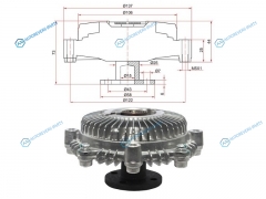 ST-16210-73010 Вискомуфта TOYOTA TOWNACE.DYNA.HIACE.HILUX.2Y3Y