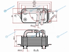 ST-17217507974 Радиатор масляный BMW 5-SERIES E6061 03-6-SERIES E63E64 04-7-SERIES E65E66E67E68 01-