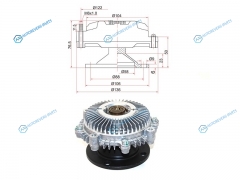 ST-16210-64030 Вискомуфта TOYOTA ESTIMA EMINALUCIDA 3C-T