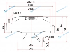 ST-16210-70040 Вискомуфта TOYOTA MARKII.SUPRA.CROWN 1G-FE 92-
