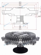 ST-MD142419 Вискомуфта MMC PAJERO V4323. MONTERO 6G72
