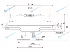 ST-21082-AG200 Вискомуфта NISSAN SKYLINE V35. STAGEA 35. CEDRIC VQ25DD