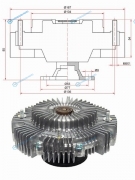 ST-16210-62010 Вискомуфта TOYOTA HILUX 3VZE 94-95