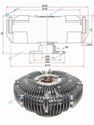 ST-16210-38071 Вискомуфта TOYOTA LAND CRUISERTUNDRA09- SEQUOIA 07-LEXUS LX570 07-