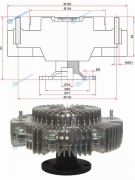 ST-16210-31020 Вискомуфта TOYOTA HILUX.LAND CRUISER PRADO 1GR-FE 02-