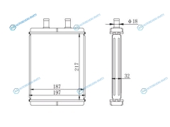 ST-IV02-395-0 Радиатор отопителя салона IVECO DAILY 06-