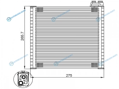 ST-88501-60420 Испаритель кондиционера TOYOTA LC PRADO 150 09-LEXUS GX460 10-