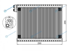ST-88501-35100 Испаритель кондиционера TOYOTA LC PRADO 120 HILUX4RUNNER FJ CRUISER LEXUS GX470 02-05