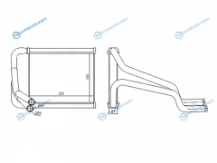 ST-HN29-395-0 Радиатор отопителя салона HYUNDAI ELANTRA 10-I 30 12-KIA CEED 12-