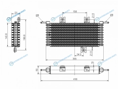 ST-21606-JG000 Радиатор охлаждения CVT NISSAN X-TRAIL 07-14