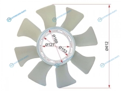 ST-TF04-15-141 Крыльчатка вентилятора MAZDA TITAN 88-01 TFTM