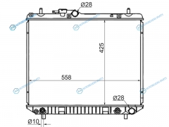 DA0001-1 Радиатор DAIHATSU TERIOS KID 98-12
