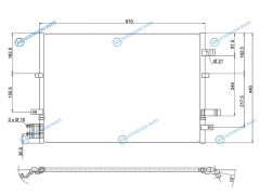 ST-FD29-394-A0 Радиатор кондиционера FORD MONDEO 00-07