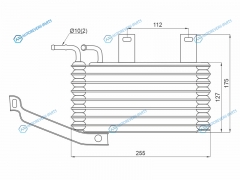 ST-32910-33070 Радиатор АКПП TOYOTA CAMRY MCV30 01-09 1MZ