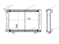 SG-GZ0003 Радиатор GAZELLE BUSINESS 2.42.9