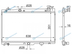 CH0005 Радиатор CHERRY QQ6KIMO 06-INDIS 10-