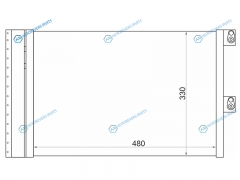 ST-CH10-394-0 Радиатор кондиционера CHEVROLET NIVA 02-