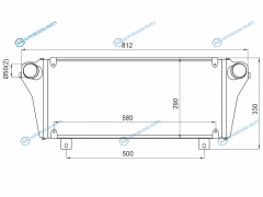 ST-2122-1172012 Интеркулер GAZELLE NEXT