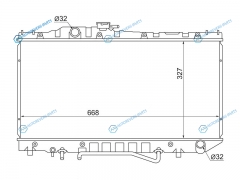TY0002-ST170 Радиатор TOYOTA CORONACARINA ST17 34S 88-91