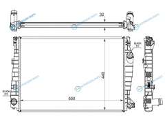 AR0004 Радиатор ALFA ROMEO 159  BRERA SPIDER 05-