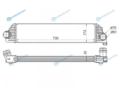 ST-4420575 Радиатор интеркулера RENAULT MASTER OPEL MOVANONISSAN NV400 10-