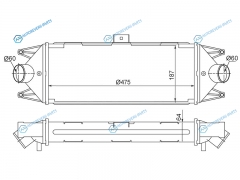 ST-504022617 Интеркуллер IVECO DAILY 99-