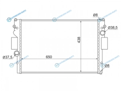 SG-IV0003 Радиатор IVECO DAILY 29L 2.3D F1AE 99-