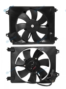 ST-59-0012 Диффузор радиатора кондиционера в сборе HONDA CIVIC 06-