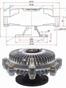 ST-16210-64060 Вискомуфта TOYOTA TOWNACE.LITEACE 3C-E