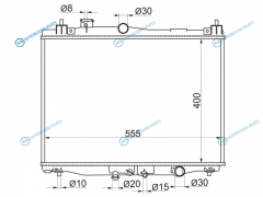 HD00013-08-1 Радиатор HONDA FIT 1.3 13-