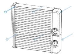 ST-LD01-395-B0 Радиатор отопителя салона LADA GRANTA 15- (KDAC)