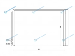 ST-BM55-394-A0 Радиатор кондиционера BMW 5-SERIES F10F11 10-6-SERIES F06F12F13 12-7-SERIES F01F02 08-15