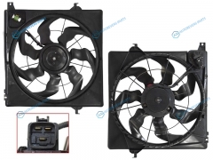 ST-HN67-201-0 Диффузор радиатора в сборе HYUNDAI SANTA FE 2.2D 12-