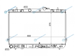 SG-HY0004 Радиатор HYUNDAI ELANTRA 1.61.82.02.0D 00-HYUNDAI TIBURON 1.62.02.7 02-