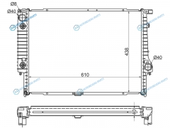 SG-BW0006 Радиатор BMW 5-SERIES E34 3.03.5 88-96BMW E32 86-94