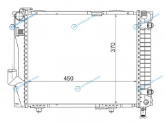 SG-MB0001-1 Радиатор MERCEDES E-CLASS W124 2.62.83.03.23.6AMG 85-95