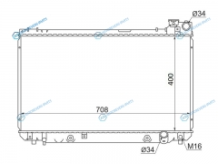 TY0005-110-1 Радиатор TOYOTA BREVISPROGRESS JCG15 01-