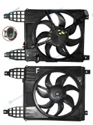 ST-59-0013 Диффузор радиатора в сборе CHEVROLET AVEO 08-