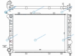 AR0003 Радиатор ALFA ROMEO 156 1.82.02.5 97-