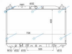 HD00017 Радиатор HONDA STREAM RN6 06-