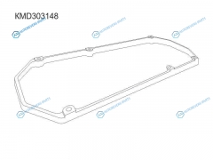 KMD303148 Прокладка клапанной крышки MMC 6G72 SOHC 24V Pajero V. Delica PDPEPF. Diamant F31AF41A