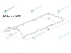 K13270-31U10 Прокладка клапанной крышки NS VQ20VQ25VQ30DE 94-98. RR